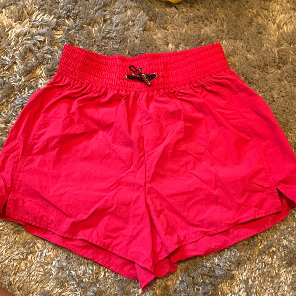 Pink high waisted shorts
